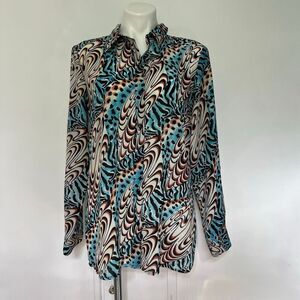 Donna Gray Funky Y2K button down